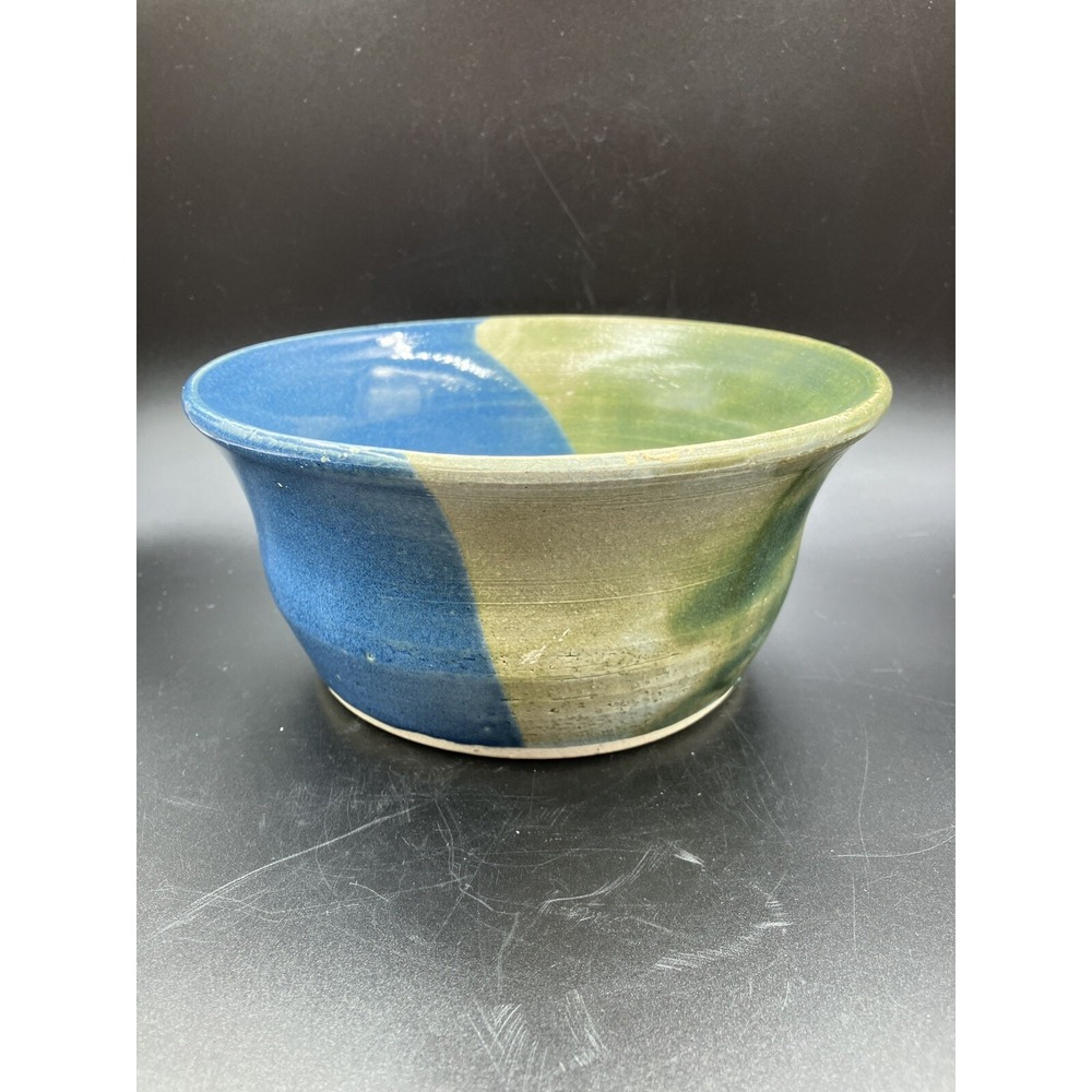 Abstract Studio Art Pottery Stoneware Bowl Signed & Dated, Nan Summer, 2011
